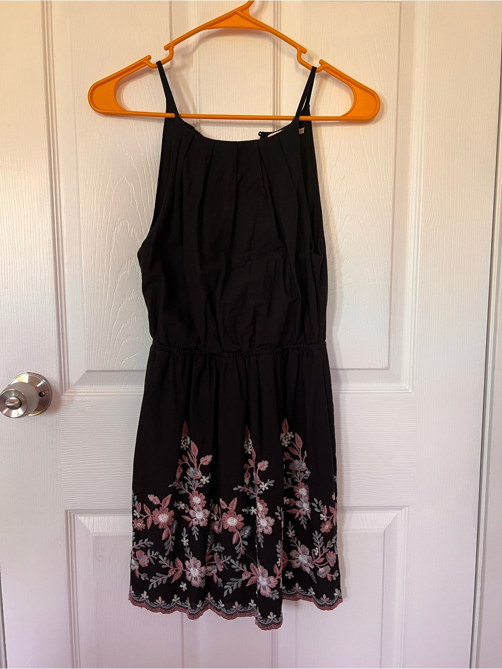 miami Black Spaghetti-Strap Tank